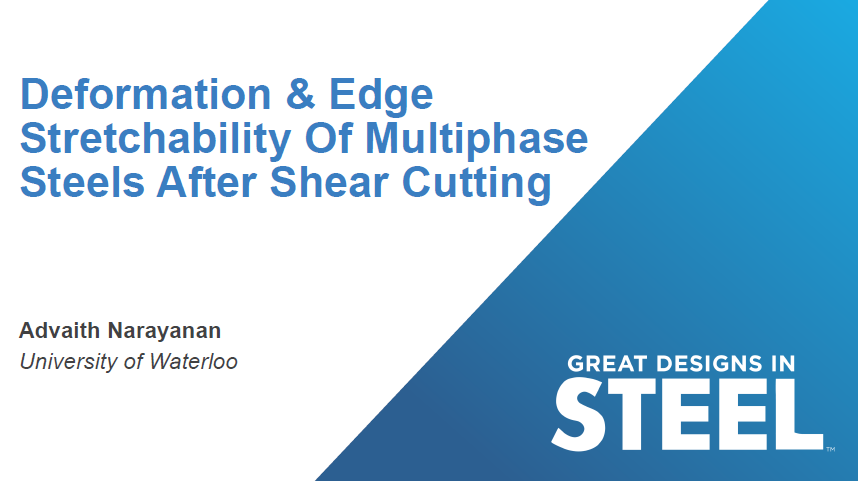 [Presentation Thumbnail: Deformation and Edge Stretchability Of Multiphase Steels After Sheer Cutting]
