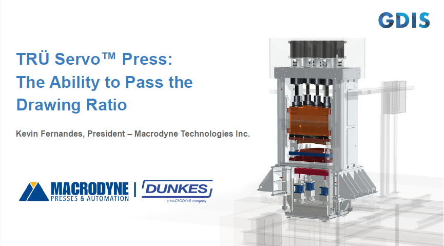 [Presentation Thumbnail: TRÜ Servo™ Press: The Ability To Pass The Drawing Ratio]