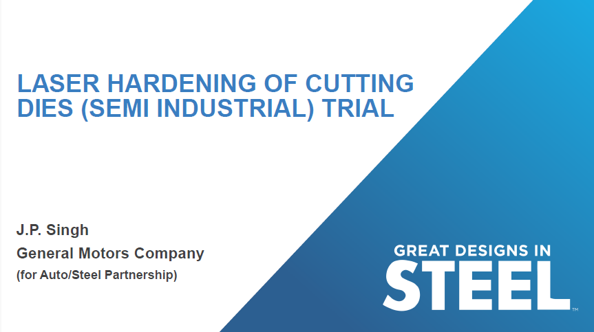 [Presentation Thumbnail: Laser Hardening Of Cutting Dies (Semi Industrial) Trial]